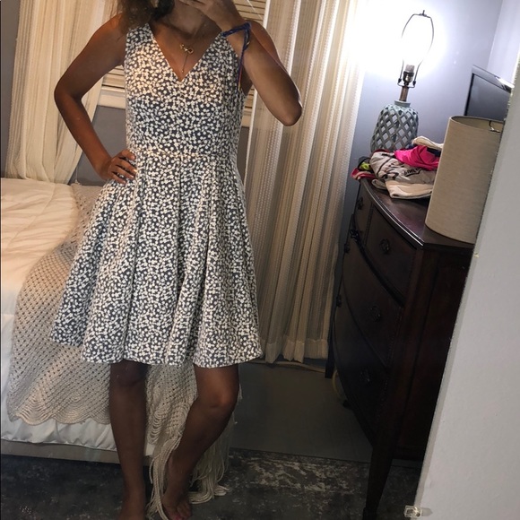 NWT Blue and White Erin Fetherston dress - Picture 3 of 4